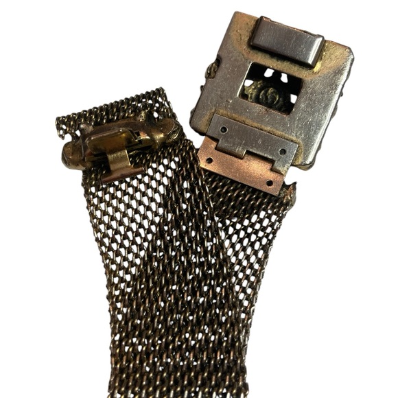 Vintage Victorian Revival Style Mesh Bracelet - Picture 8 of 10